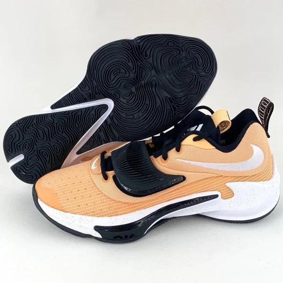 Nike Zoom Freak 3 TB Orange Chalk Men's Basketball Shoes Sneakers DA7845 700 - Picture 3 of 12